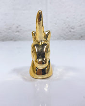 Load image into Gallery viewer, Mini Gold Unicorn Head Figurine
