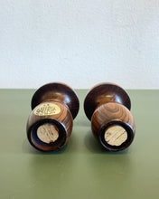 Load image into Gallery viewer, Vintage Mushroom Wooden Salt and Pepper Shakers
