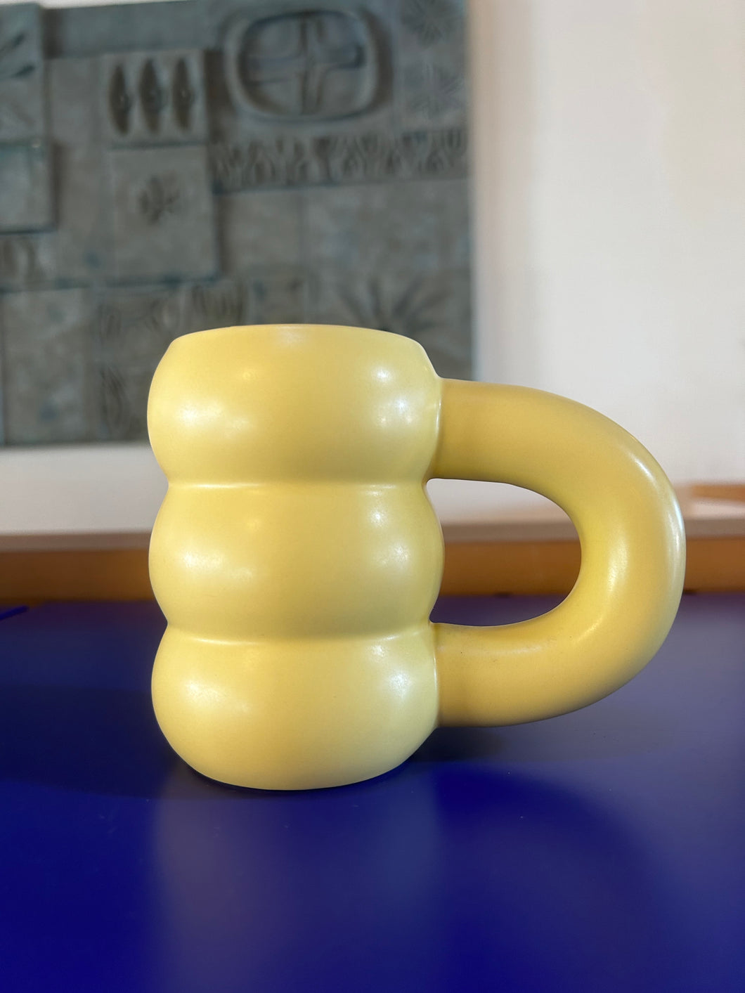 Yellow Chunky Tire Mug