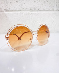 Round Gold Sunnies