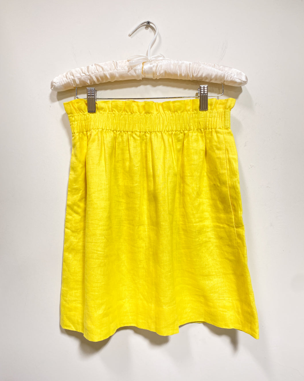 J. Crew Yellow Linen Skirt (0)