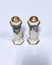 Load image into Gallery viewer, Vintage Floral Ceramic Salt and Pepper Shakers - Made in Japan
