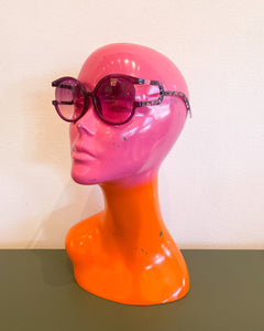 Purple Sunnies with Cutout Temples