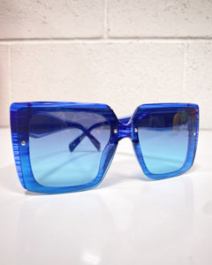 Oversized Blue Sunnies