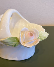 Load image into Gallery viewer, Vintage Pintar Bone China Rose Basket
