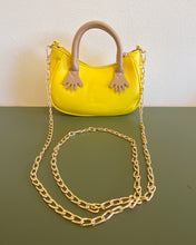 Load image into Gallery viewer, She’s a Little Handsy Yellow Purse
