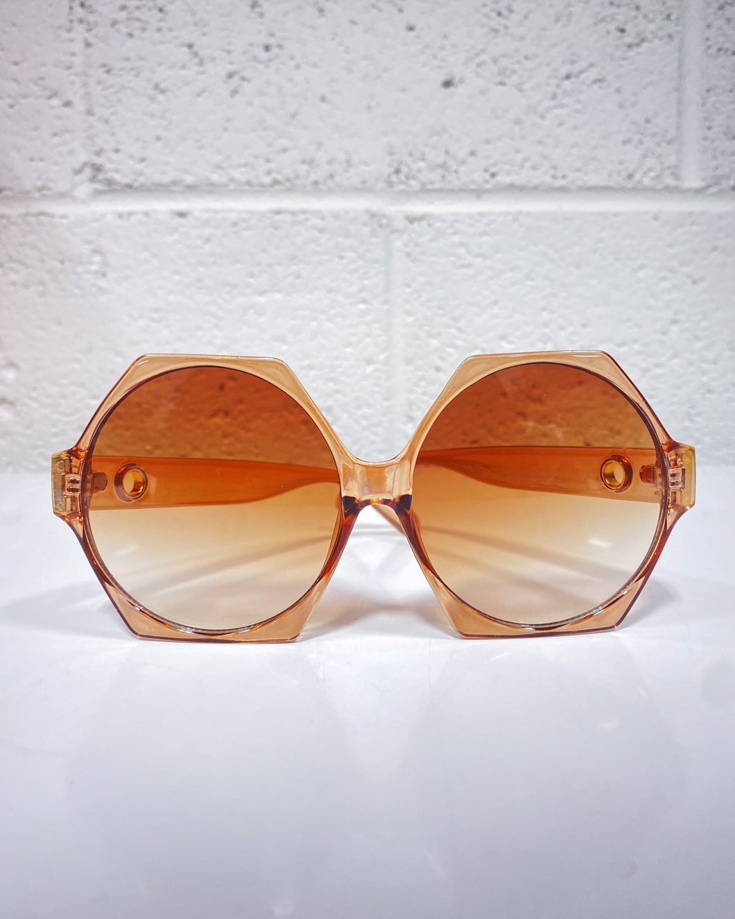 Hexagonal Brown Sunnies