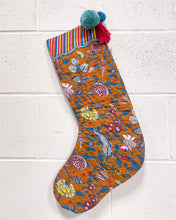 Load image into Gallery viewer, Floral Christmas Stocking
