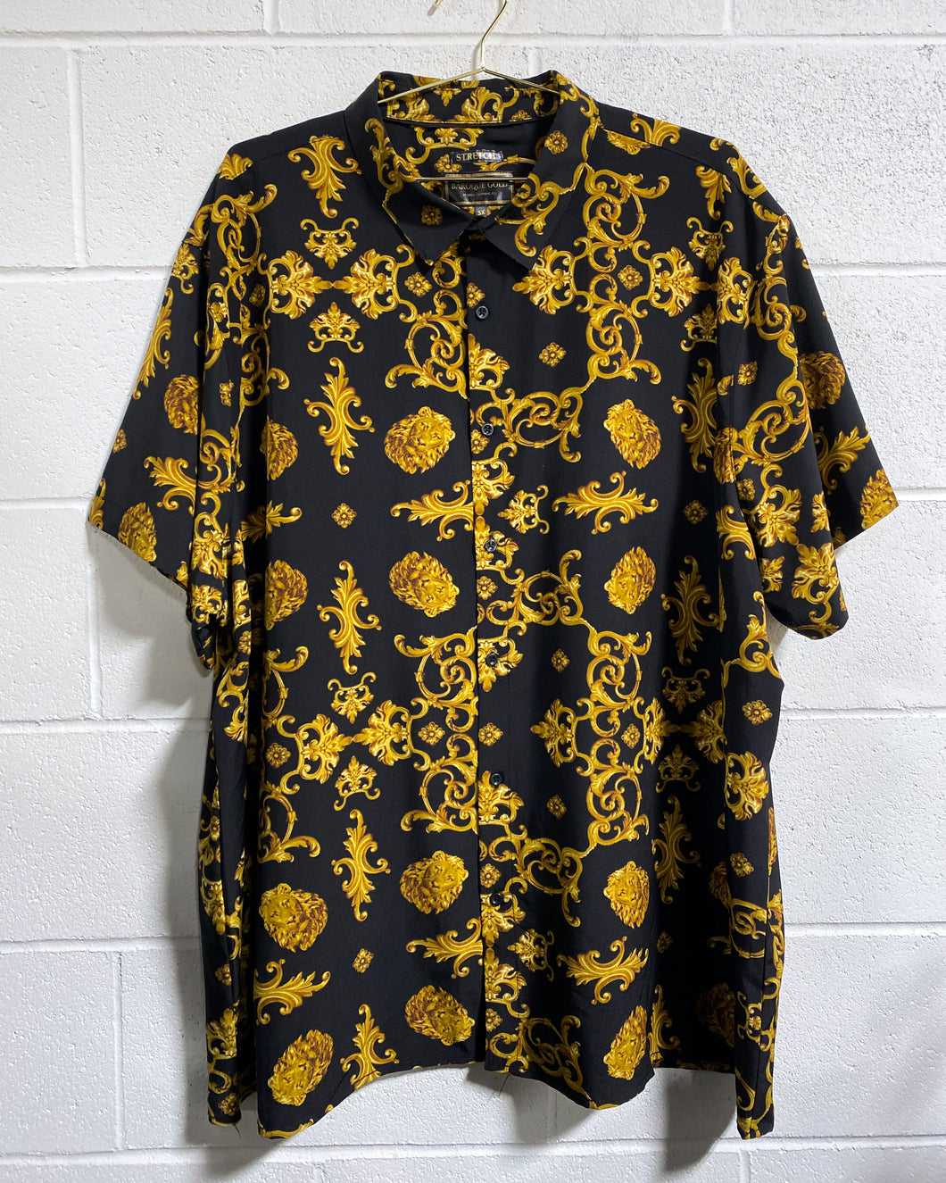 Baroque Gold Button Up by Drill (5X)