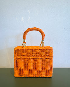 Orange Woven Purse