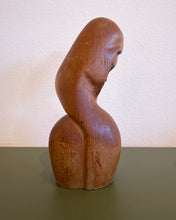 Load image into Gallery viewer, Vintage Wooden Sculptural Woman
