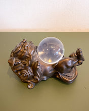 Load image into Gallery viewer, Vintage Foo Dog Sculpture with Lucite Ball
