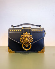 Load image into Gallery viewer, Black Lion Head Purse
