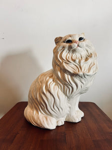 1960s Ceramic Persian Cat