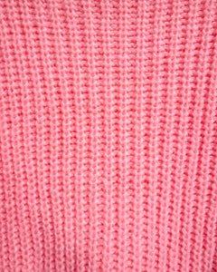 Pink Chunky Knit Sweater (XXL)