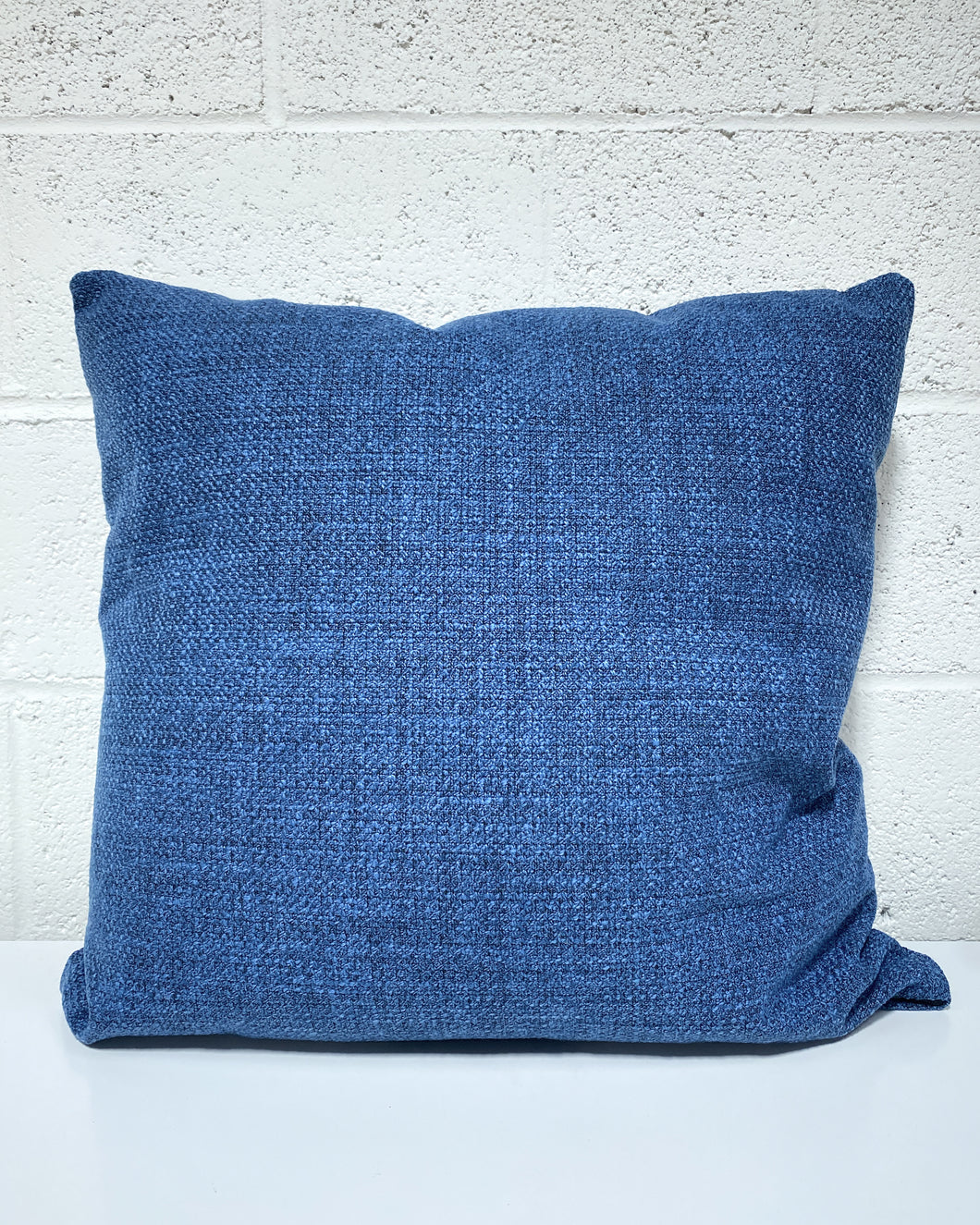 Square Pillow in Solitude Blue