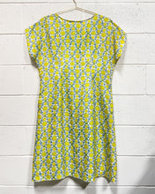 Load image into Gallery viewer, Vintage Dress with Chartreuse Flowers
