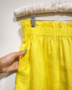 J. Crew Yellow Linen Skirt (0)