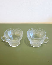 Load image into Gallery viewer, Vintage Pair of Small Needle Etched Cups
