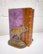 Load image into Gallery viewer, Vintage 1930’s Connecticut Foundry Cast Iron Elephant Bookends
