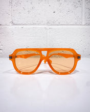 Load image into Gallery viewer, Orange Aviator Sunnies
