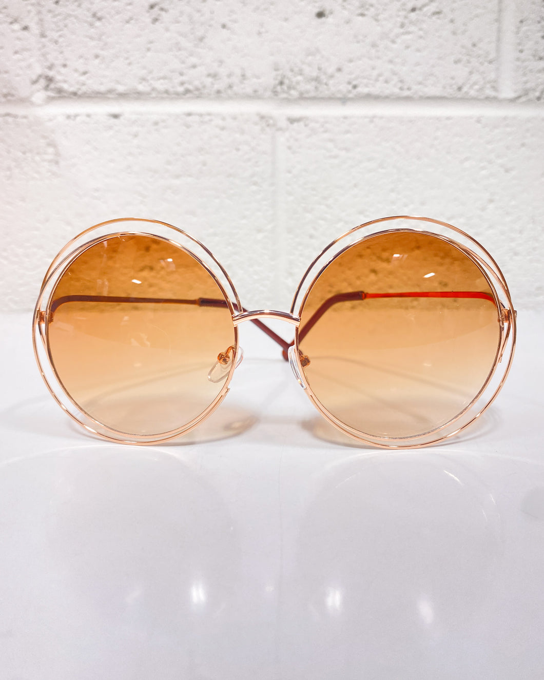 Round Gold Sunnies