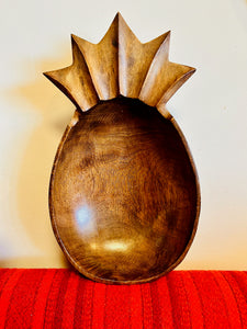 Wooden Pineapple Frutero Bowl