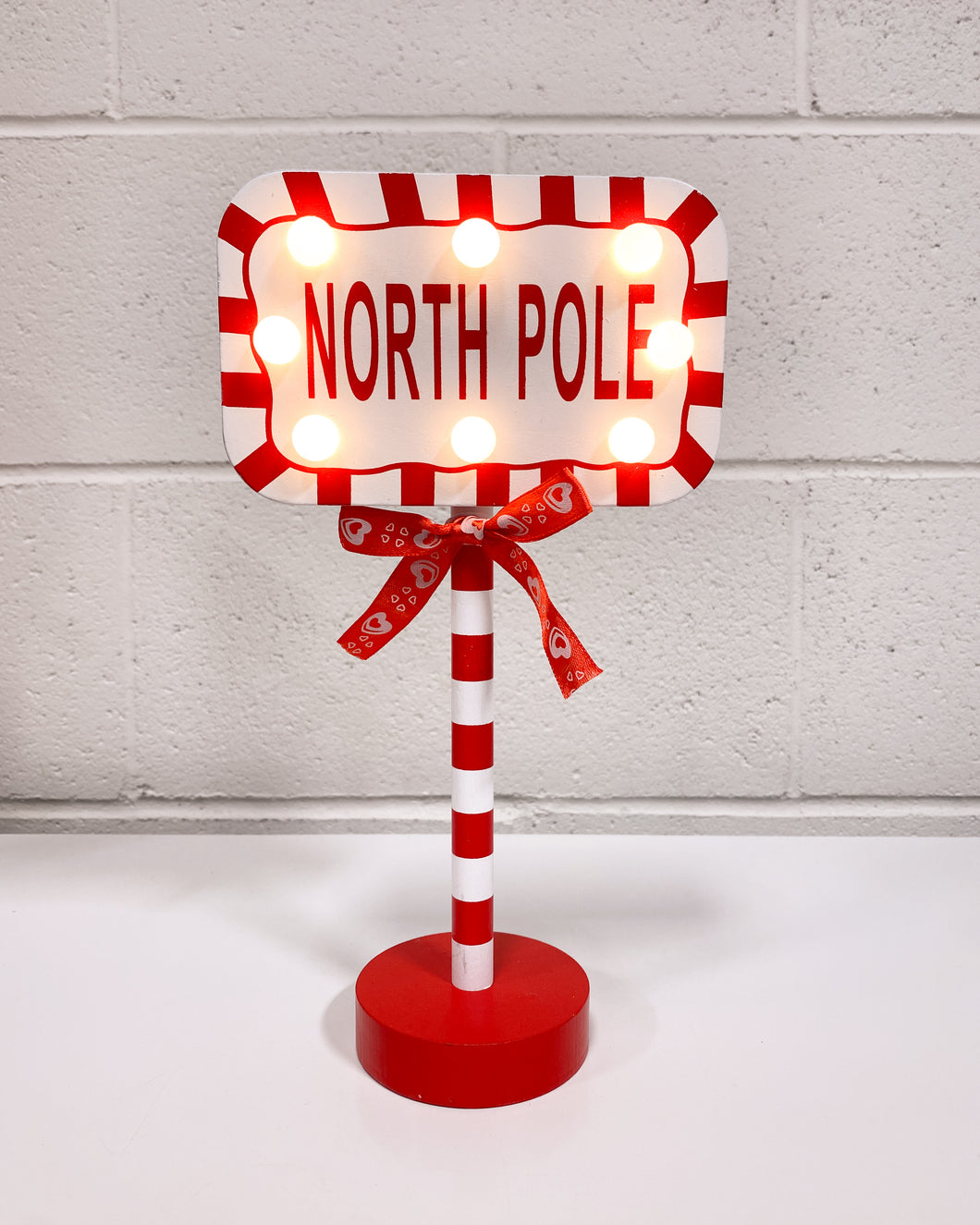 North Pole Light Up Christmas Decor