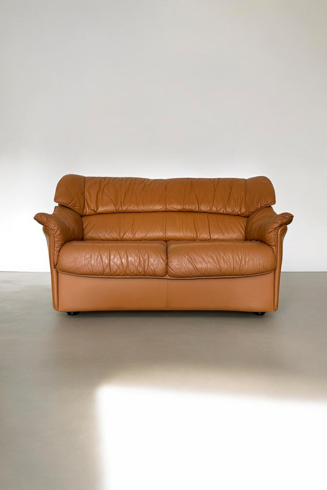 Vintage Leather Loveseat