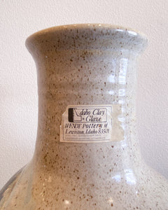 Vintage Stoneware Idaho Clay & Glaze Vase