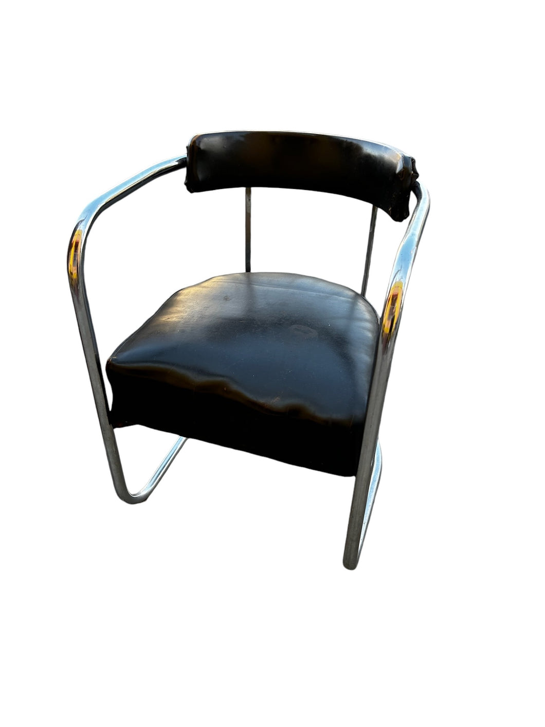 Art Deco Club Chair in Black