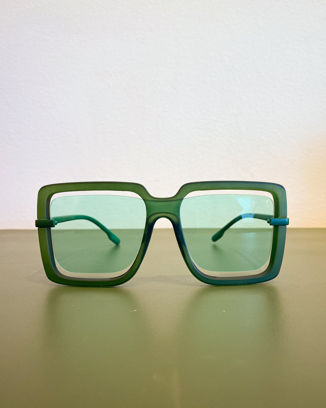 Green Fashion Glasses