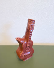 Load image into Gallery viewer, Ceramic Red Guitar Bud Vase
