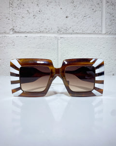 Brown Sunburst Sunnies