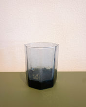 Load image into Gallery viewer, Libbey Facets Blue Octagonal Tumbler
