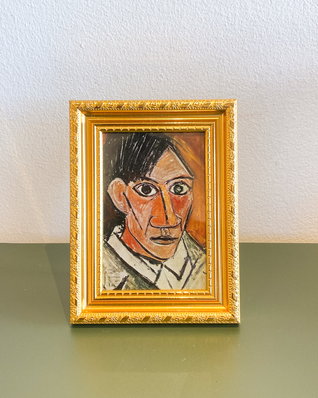 Mini Framed Self Portrait by Picasso