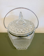 Load image into Gallery viewer, Vintage Art Deco Cut Glass Ice Bucket
