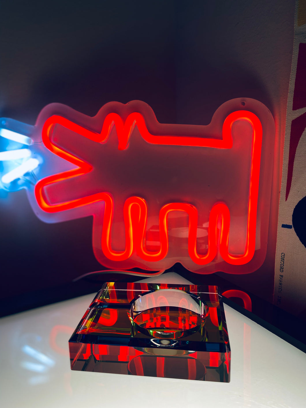 Keith Haring Dog LED