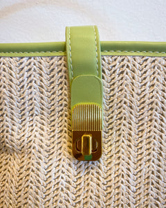 Woven Green Purse