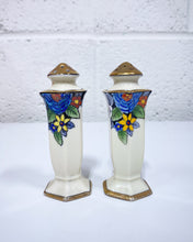 Load image into Gallery viewer, Vintage Floral Ceramic Salt and Pepper Shakers - Made in Japan
