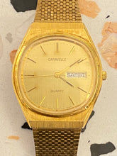 Load image into Gallery viewer, Gold Tone Caravelle Quartz Watch
