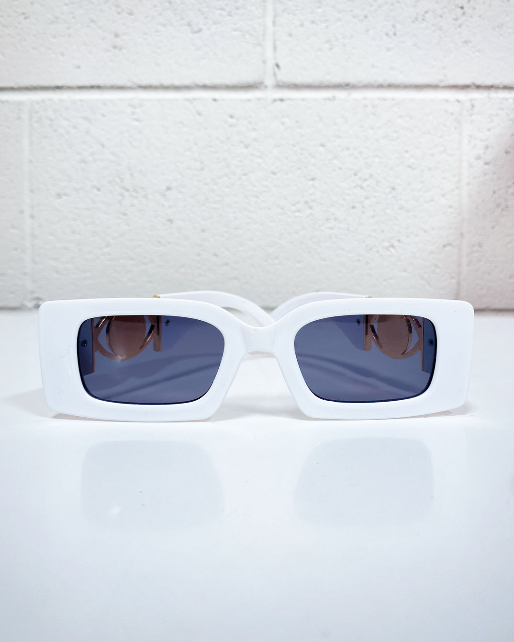 Rectangular White Sunnies