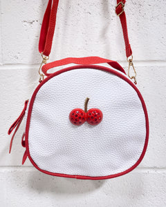 White Cherry Purse