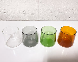 Set of 4 Multicolored Small Tumblers