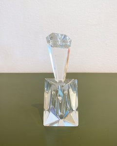 Vintage Deco Cut Crystal Perfume Bottle #1