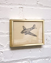 Load image into Gallery viewer, Etching of a Bomber by Aviation Artist Dan Witkoff
