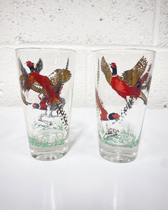 Vintage Bird Cocktail Set- 4 pieces