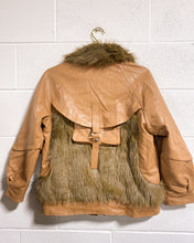 Load image into Gallery viewer, Faux Leather and Fur Jacket
