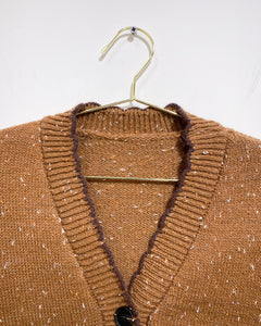 Brown Speckled Cardigan