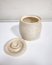 Load image into Gallery viewer, Vintage Stoneware Vessel with Lid
